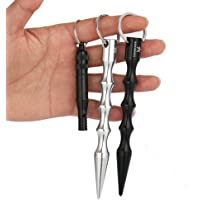 amathings Kubotan con anilla de seguridad y llavero (ergonómicos)